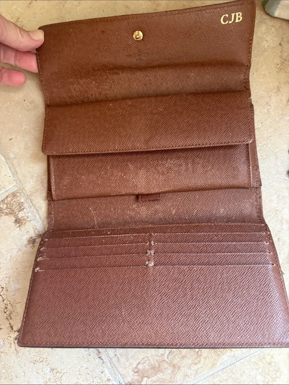 Louis Vuitton Brown Monogram Canvas Continental Wallet